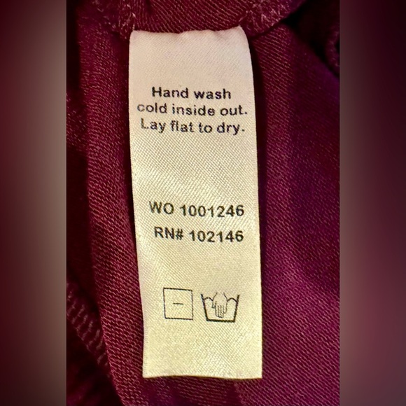 MICHAEL STARS Size L EUC Lightweight Knit in Eggplant - Picture 6 of 6
